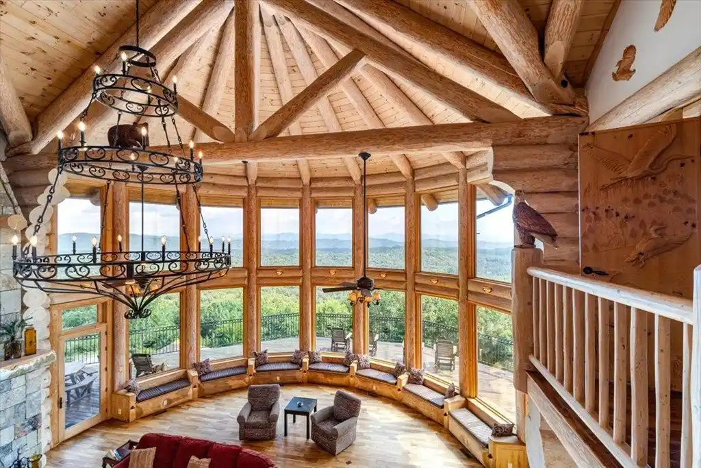 Luxury British Columbian Cedar Log Retreat in Georgia Hits the Market at $5.67 Million 25 373 Rising Star Ln Stunning British Columbian Cedar Log Estate in Georgia Listed for 5.67 Million 21