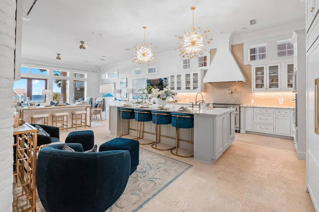 Gulf-Front Architectural Masterpiece in Santa Rosa Beach Listed for $17 Million 8 756 Blue Mountain Rd – Gulf Front Luxury Home in Santa Rosa Beach Listed for 17M 10