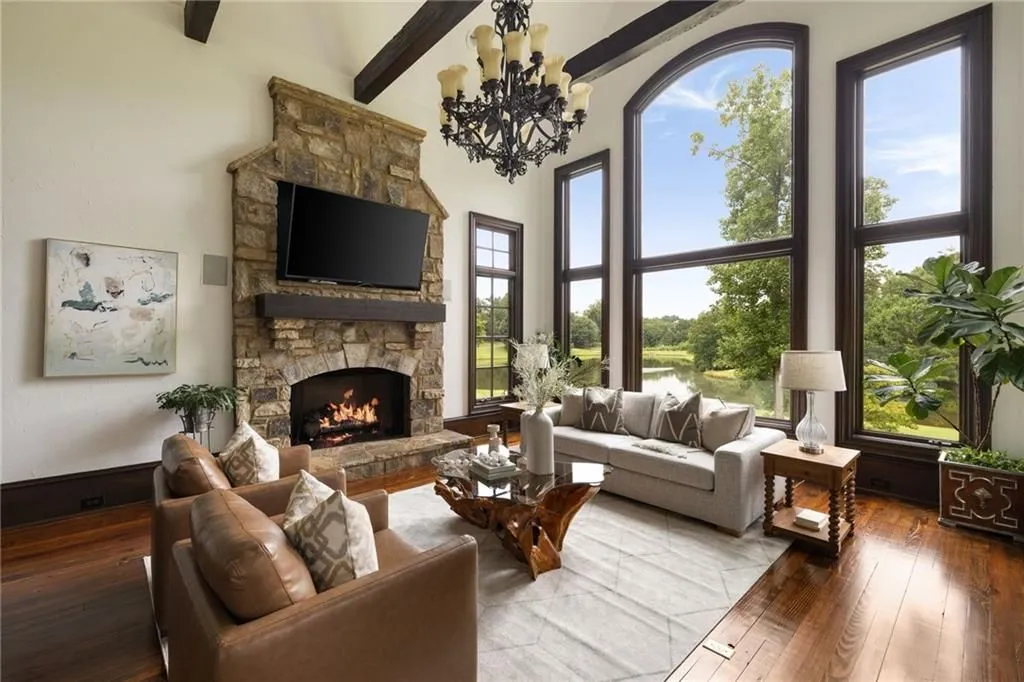 Discover The Castle at 929 Middle Fork Trl An Extraordinary 3.875M Italian Limestone Estate in Georgia 8