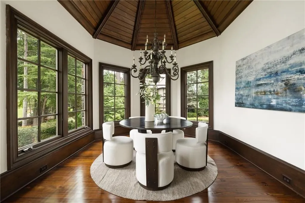 Discover The Castle at 929 Middle Fork Trl An Extraordinary 3.875M Italian Limestone Estate in Georgia 9