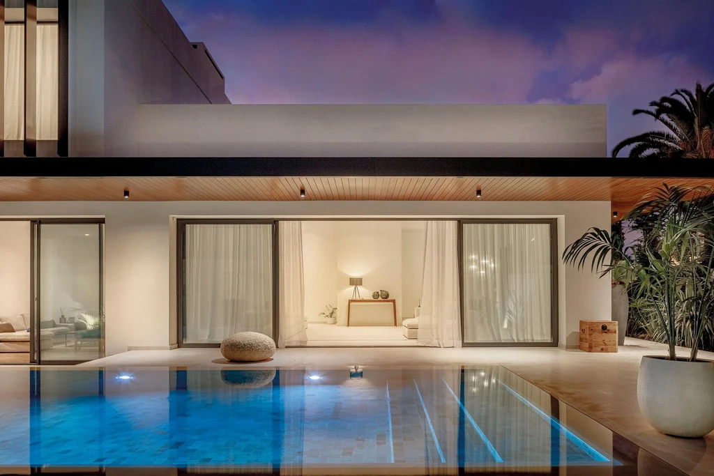 Villa C by Yachar Bouhaya Architect, A White Modernist Residence in Casablanca Balancing Functionality and Light