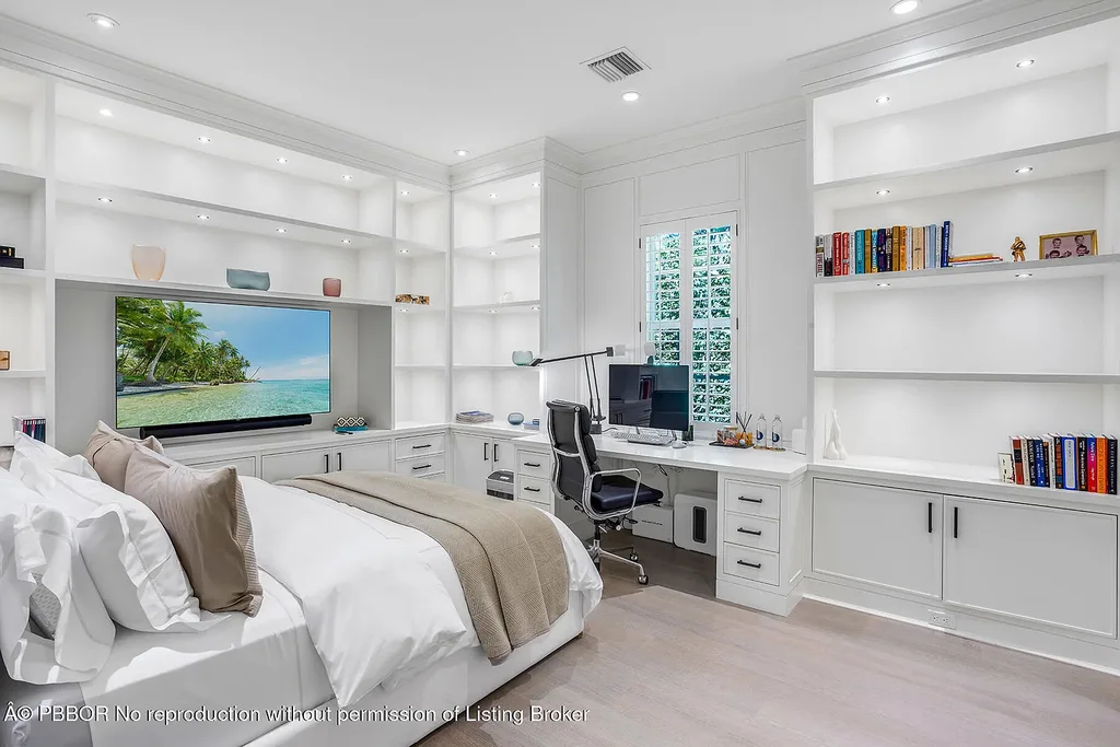 134 Casa Bendita Palm Beach luxury home for sale featuring 4 bedrooms, 5 baths, private pool, sun-drenched great room, and elegant Regency architecture.
