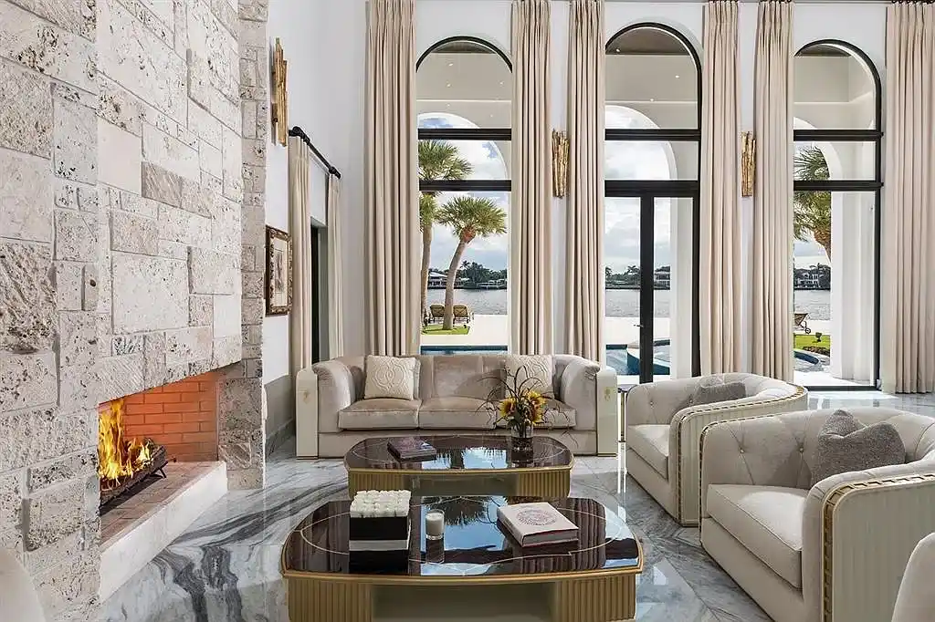 27.5 Million Waterfront Masterpiece Showcasing Modern Luxury in Fort Lauderdale 6 529 Bontona Ave Fort Lauderdale luxury waterfront estate with 6 bedrooms, 10 bathrooms, pool, marina dock, and custom interiors for sale.