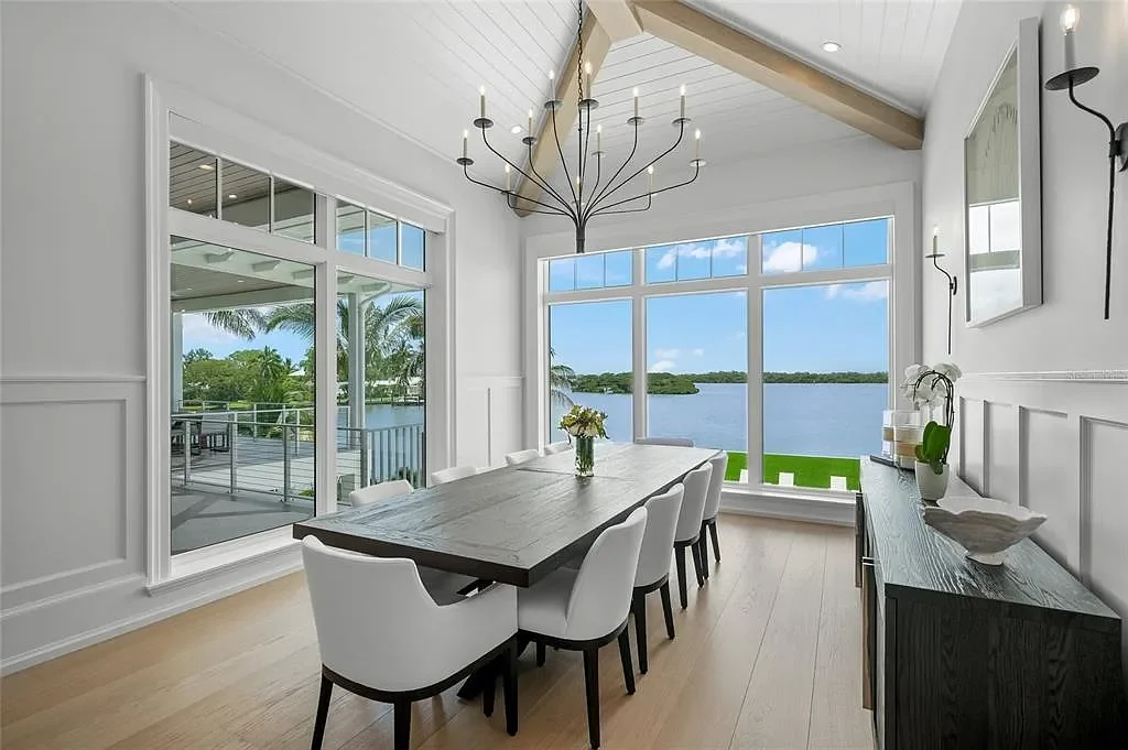 612 Juan Anasco Dr Longboat Key waterfront home for sale – $24M British West Indies estate with 6 bedrooms, 9 baths, 9,243 sq ft, private boat lifts, heated pool, and panoramic Gulf views