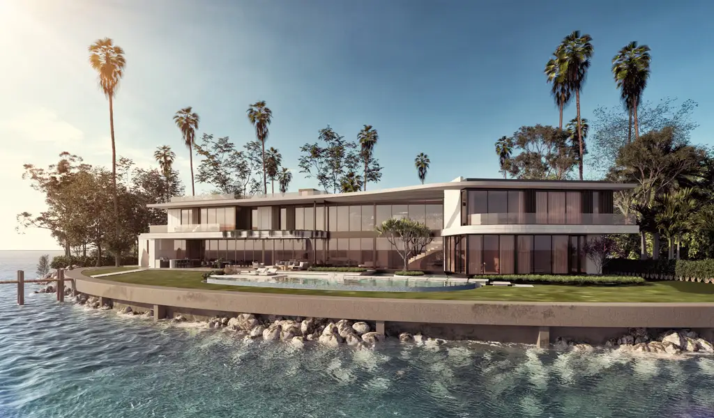 Venetian Drive by SDH Studio Architecture + Design, A Modern Waterfront Estate in Florida
