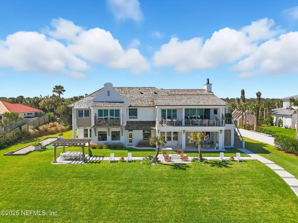Oceanfront luxury home at 1127 Ponte Vedra Boulevard in Ponte Vedra Beach with modern coastal architecture and panoramic Atlantic views