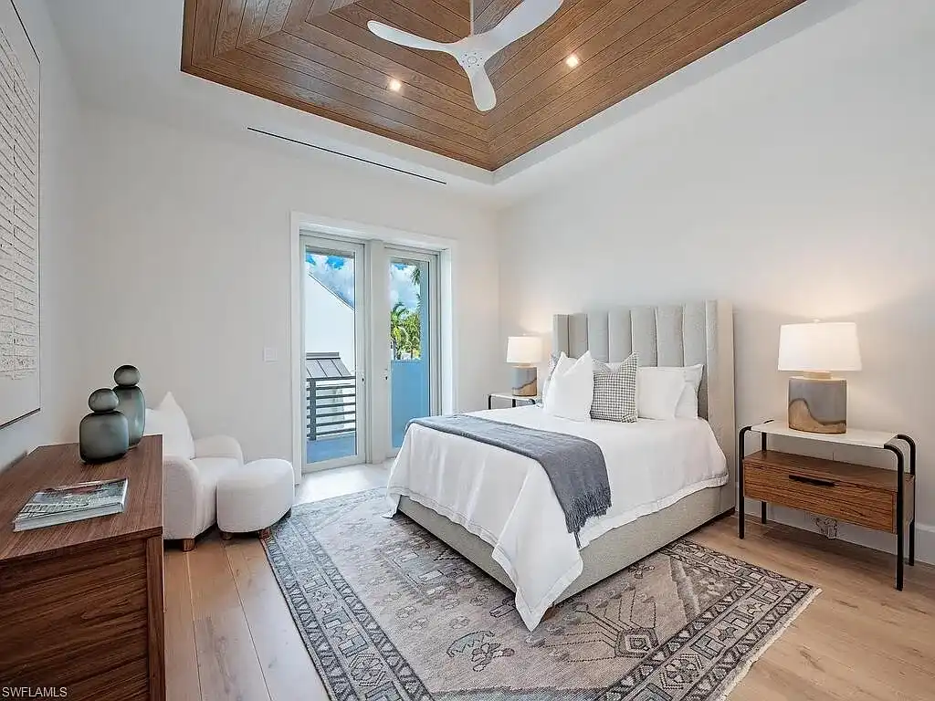 Luxury waterfront home at 306 Spring Line Dr Naples Florida designed by Stofft-Cooney Architects with interiors by Ficarra Design and built by Rise Builders.