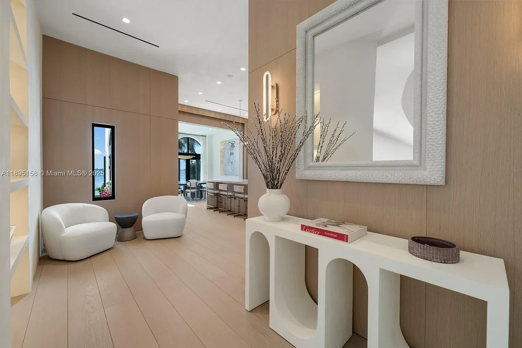 5300 N Bay Rd 32.5 Million Miami Beach Waterfront Masterpiece of Timeless Luxury and Modern Elegance 2