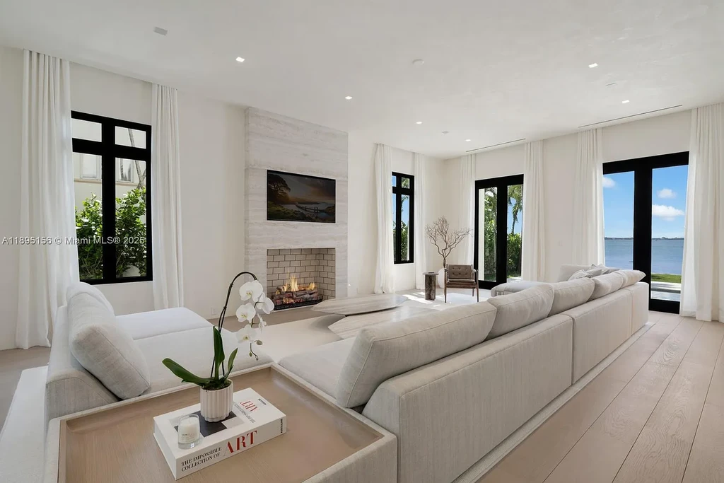 5300 N Bay Rd 32.5 Million Miami Beach Waterfront Masterpiece of Timeless Luxury and Modern Elegance 7