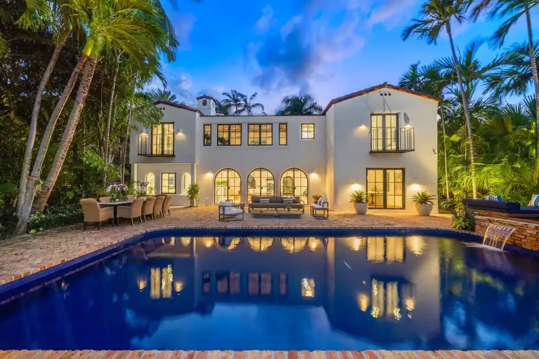 Timeless Mediterranean Waterfront Estate Listed for $14.9 Million in the Heart of Miami Beach