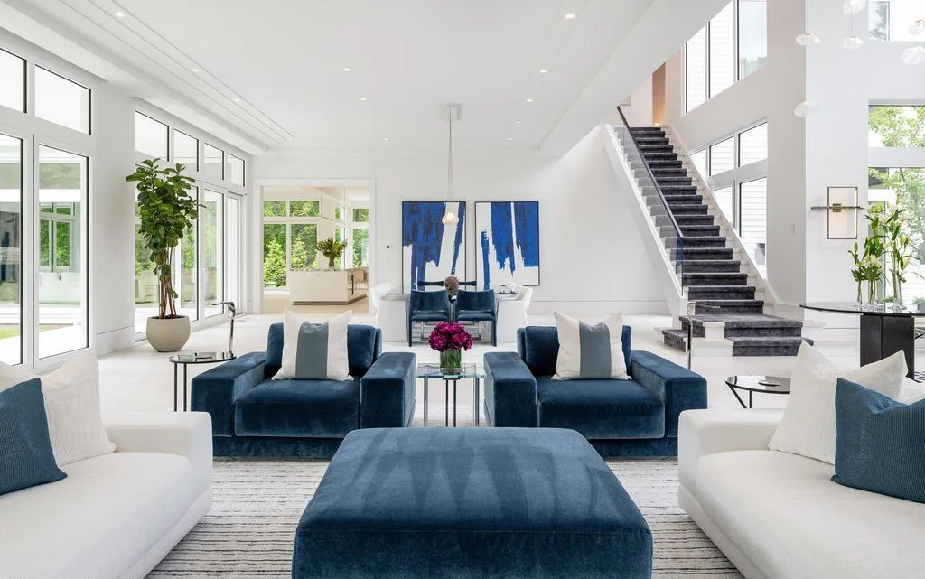 8 Fox Run Ln Exquisite Contemporary Estate by SBP Homes in Connecticut Lists for 22 Million 10