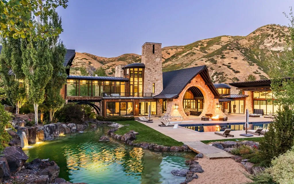 Breathtaking Fantasy Estate at 5618 E South Fork Rd Captures ‘Lord of the Rings Magic Listed for 43 Million in Ut 6