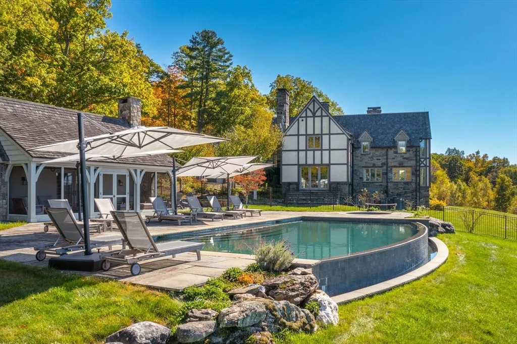 Breathtaking Tudor Estate at 30 East Rd Showcases Timeless Elegance atop Tom Ball Mountain for 13.5 Million 19