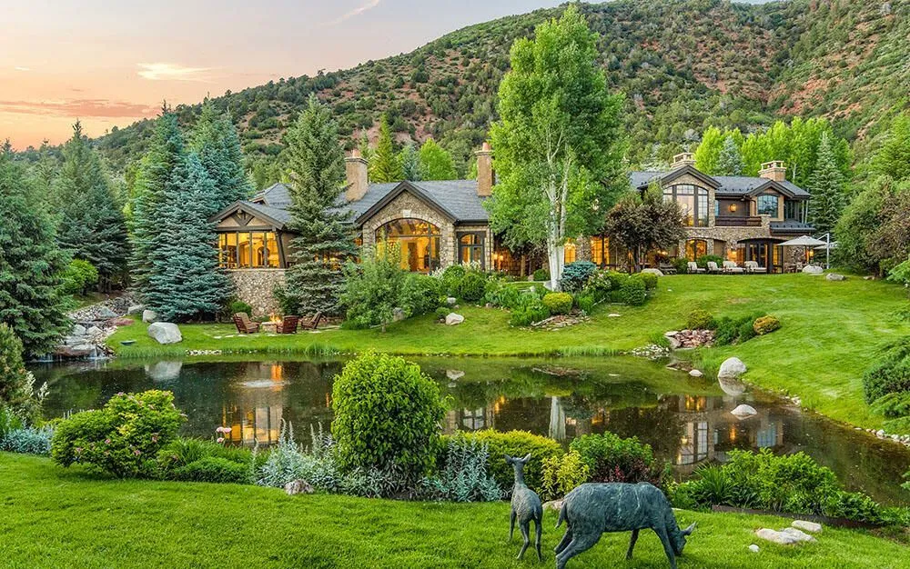 Exquisite Robert Trown Home at 120 Running Mare Rd Showcases Classic Colorado Luxury for 33.75 Million 1