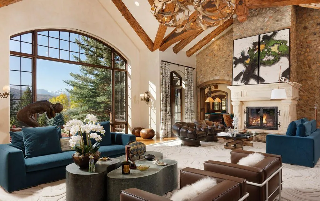 Exquisite Robert Trown Home at 120 Running Mare Rd Showcases Classic Colorado Luxury for 33.75 Million 8