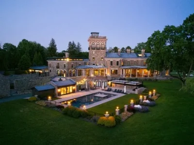 Majestic 19th-Century-Inspired Masterpiece Set on 32 Lush Acres in New Jersey Lists for $9,999,000 1 Extraordinary Architectural Masterpiece at 450 Claremont Rd Marries Classic Grandeur and 21st Century Innovation in New Jersey 10
