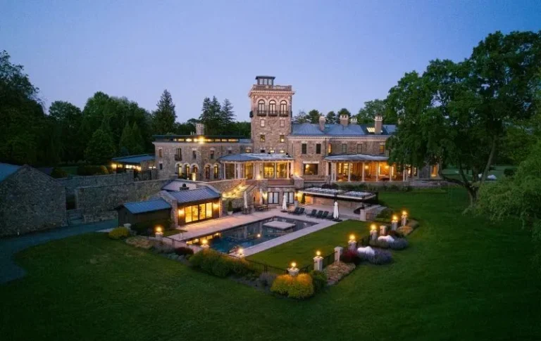 Majestic 19th-Century-Inspired Masterpiece Set on 32 Lush Acres in New Jersey Lists for $9,999,000