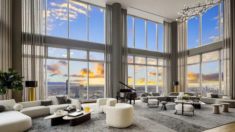 Ken Griffin’s $238M penthouse at 220 Central Park South overlooking Central Park.