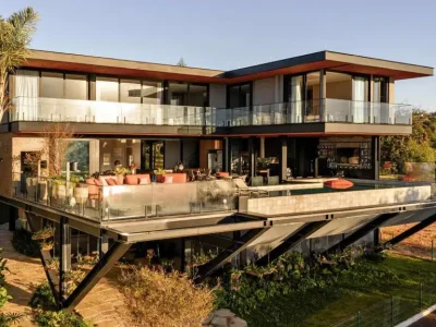 House by the Lake by Dayala e Rafael Arquitetos Associados A Dialogue Between Structure Landscape and Serenity 10