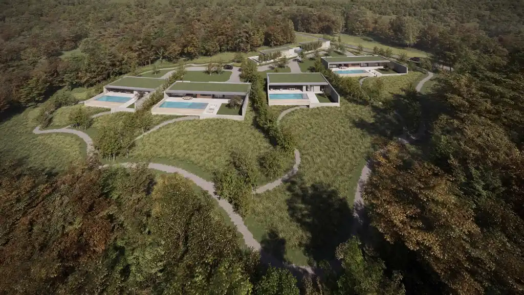 Longoz Houses by Ström Architects, Tranquil Forest Retreats Near the Black Sea