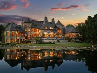 Elegant European-Inspired Estate in Indiana Reveals the Vision of Charlan Brock and Dale Kelly for $6.75 Million 1 Magnificent 40 Acre European Inspired Estate at 5501 W Hamilton Rd S in Indiana Lists for 6.75 Million 3