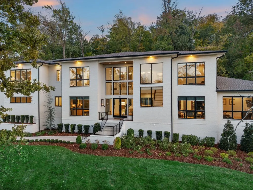 Magnificent Tennessee Estate at 1323 Harding Pl Merges Design Sophistication and Advanced Technology for 5.5 Million 5