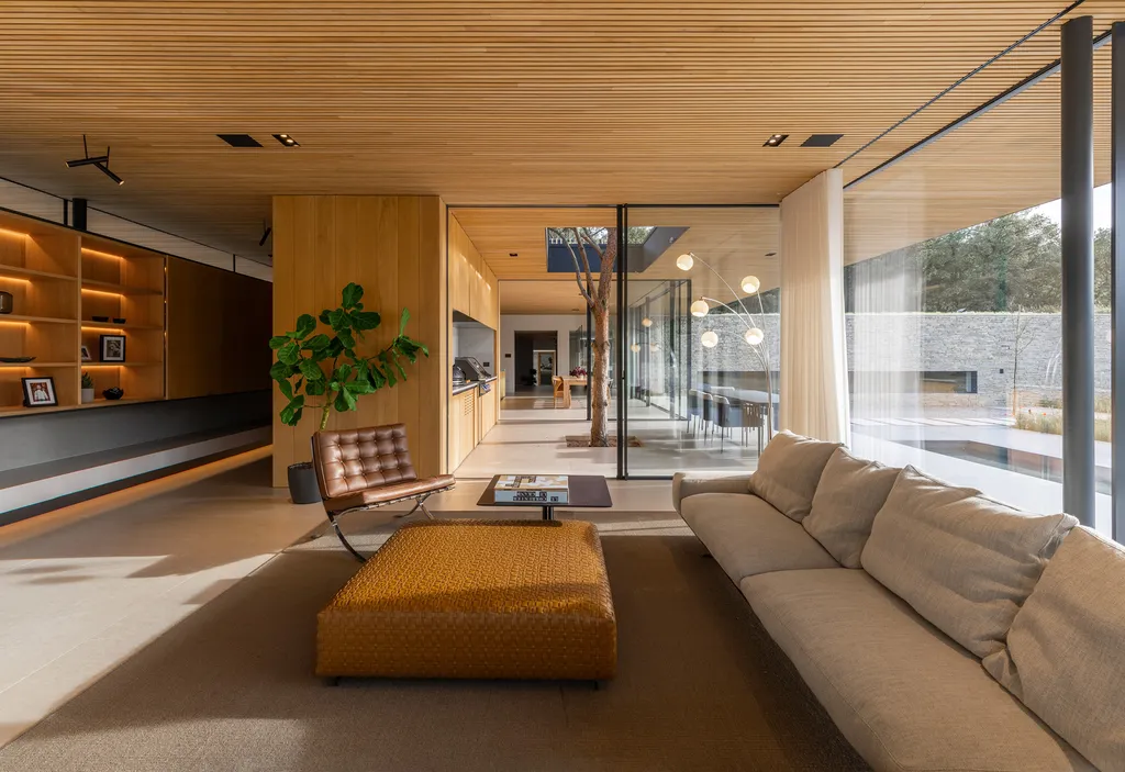 Meadow House by Strom Architects Elegant Pin Wheel Design in Essex Countryside 11