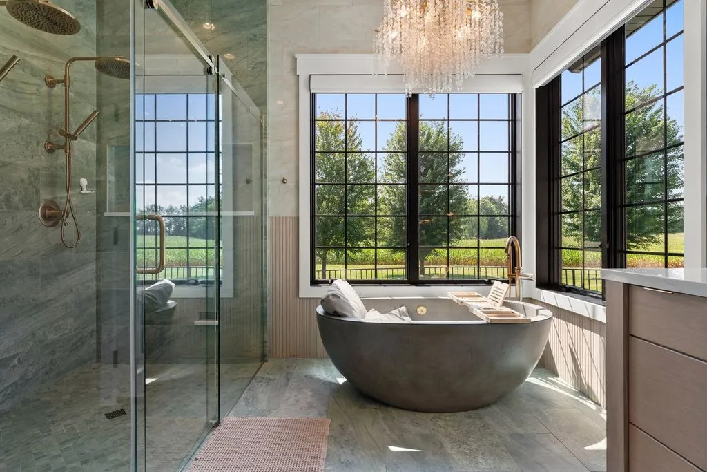 Spectacular 143 Acre Estate at 17420 US Highway 20 in Indiana Offers Sophisticated Luxury and Serene Country Living 13