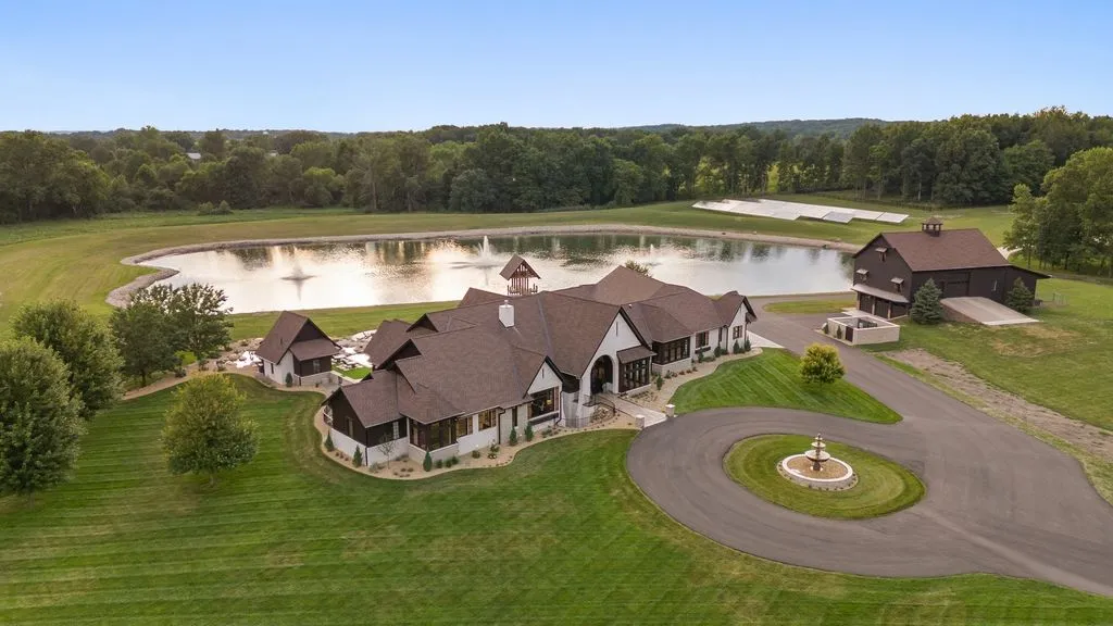 Spectacular 143 Acre Estate at 17420 US Highway 20 in Indiana Offers Sophisticated Luxury and Serene Country Living 3