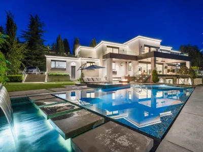 A West Vancouver Masterpiece with Sweeping City & Ocean Views Lists for C$16.8 Million 1 1050 King Georges Way Exquisite West Vancouver Estate with Sweeping City Ocean Views Asking C16.8 Million 1