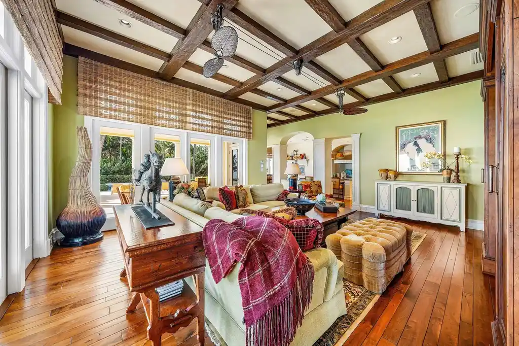 1083 Hillsboro Mile luxury ocean-to-intracoastal estate in Hillsboro Beach, FL featuring 8 bedrooms, 13 bathrooms, private beach, guest house, and expansive pool terrace