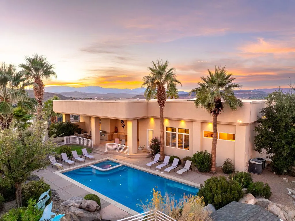 1448 E 2190 South Cir Breathtaking Custom Utah Estate with Panoramic Mountain Temple City Views 23