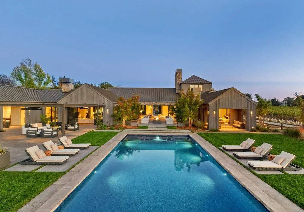 1590 McKinley Road Breathtaking Contemporary Napa Valley Compound Transforming Modern Wine Country Living 26