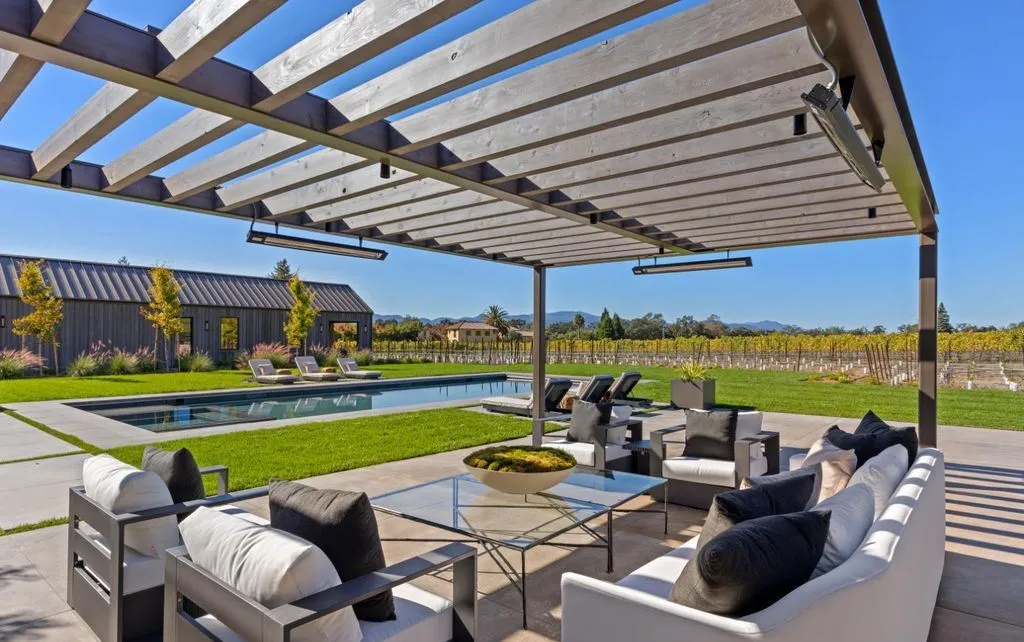 1590 McKinley Road Breathtaking Contemporary Napa Valley Compound Transforming Modern Wine Country Living 3