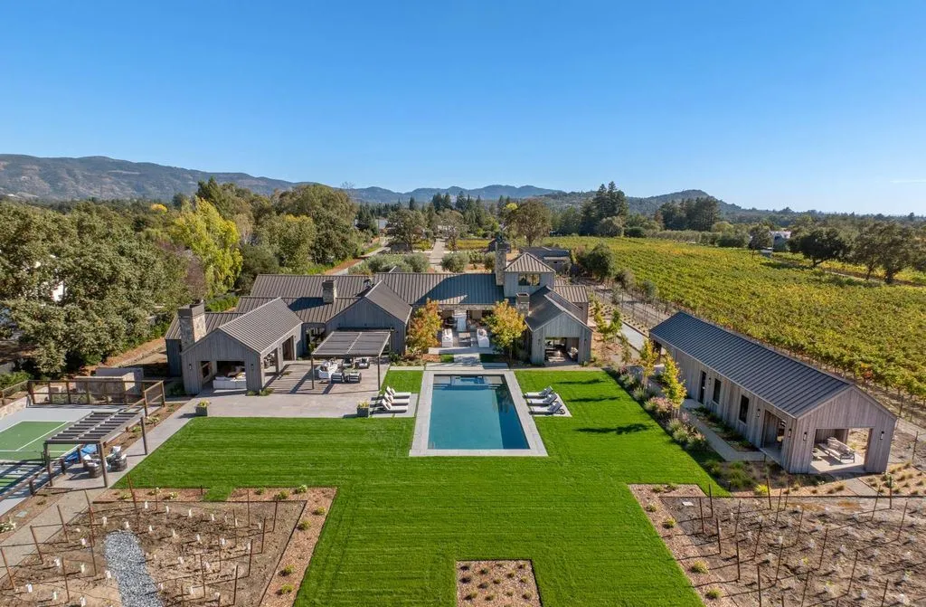 1590 McKinley Road Breathtaking Contemporary Napa Valley Compound Transforming Modern Wine Country Living 5