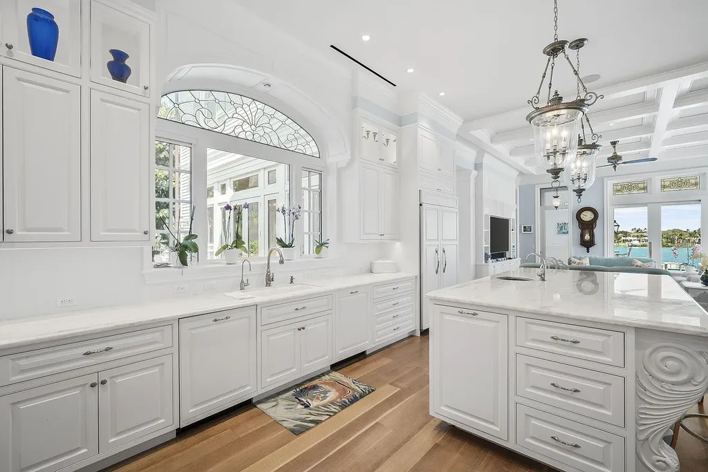 Anglesea Estate at 17667 SE Federal Highway, Jupiter FL, Luxury waterfront home with heated pool, private dock, and elevated Intracoastal views