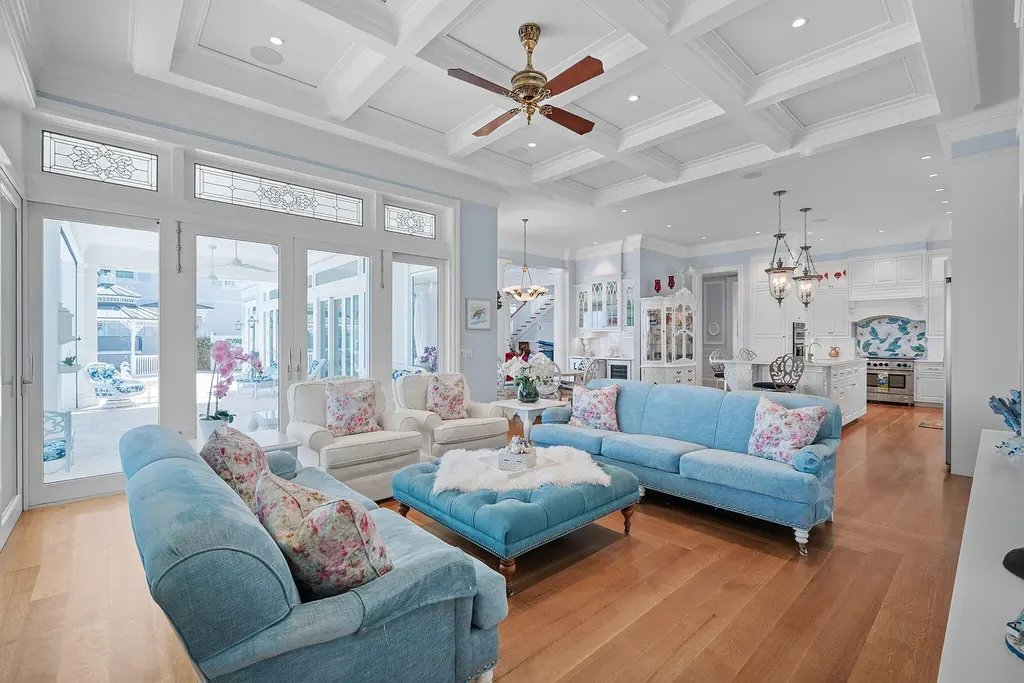 Anglesea Estate at 17667 SE Federal Highway, Jupiter FL, Luxury waterfront home with heated pool, private dock, and elevated Intracoastal views