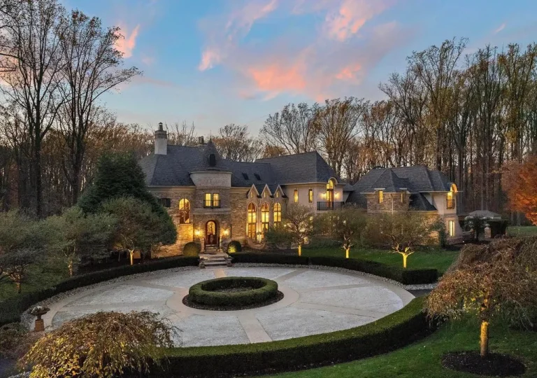 Pennsylvania French Normandy Estate Showcasing Exquisite Craftsmanship and Functional Elegance for $5,249,000