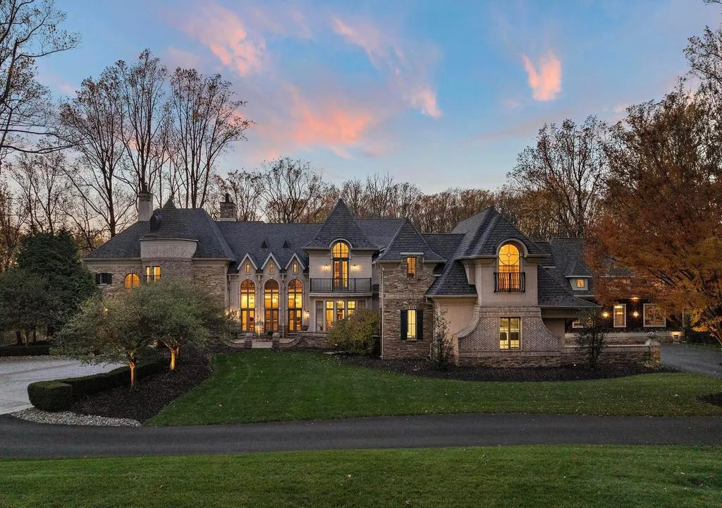 3080 Paper Mill Rd Stunning Pennsylvania Estate Merging Timeless French Normandy Design and Remarkable Efficiency 2