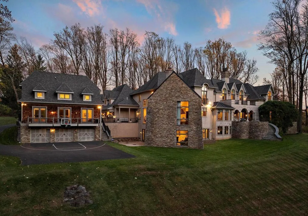 3080 Paper Mill Rd Stunning Pennsylvania Estate Merging Timeless French Normandy Design and Remarkable Efficiency 4