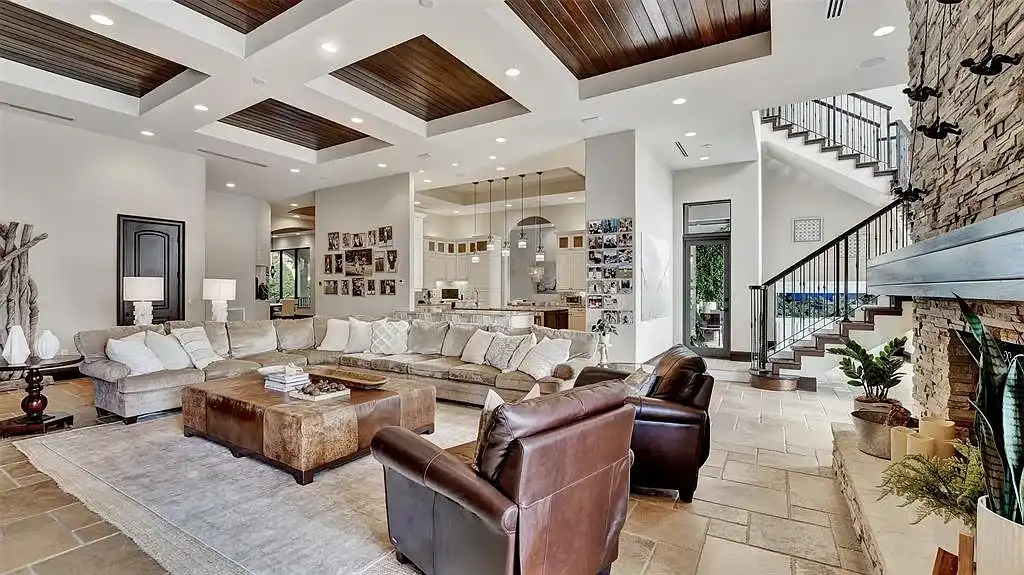 $9.7 Million Spectacular Weston Waterfront Estate with Resort-Style Amenities and Panoramic Lake Views 6 3530 Windmill Ranch Rd Weston $9.7M luxury waterfront estate with 7 bedrooms, 10 bathrooms, resort-style pool, and panoramic lake views