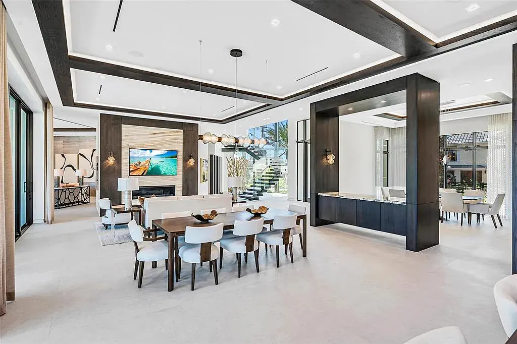 Experience Unmatched Waterfront Luxury in Fort Lauderdale with Private Dock Priced at 24.9 Million 8 51 Isla Bahia Dr Ultra Modern Waterfront Masterpiece for Sale in Fort Lauderdale 4