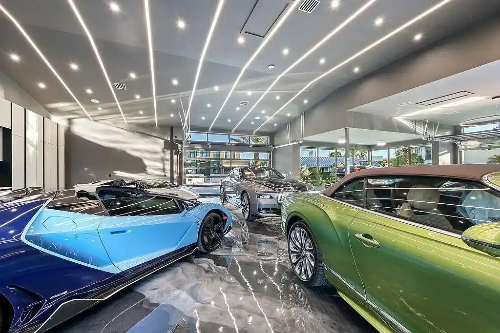 Experience Unmatched Waterfront Luxury in Fort Lauderdale with Private Dock Priced at 24.9 Million 17 Aerial view of 51 Isla Bahia Dr Fort Lauderdale waterfront estate with private dock and lagoon views