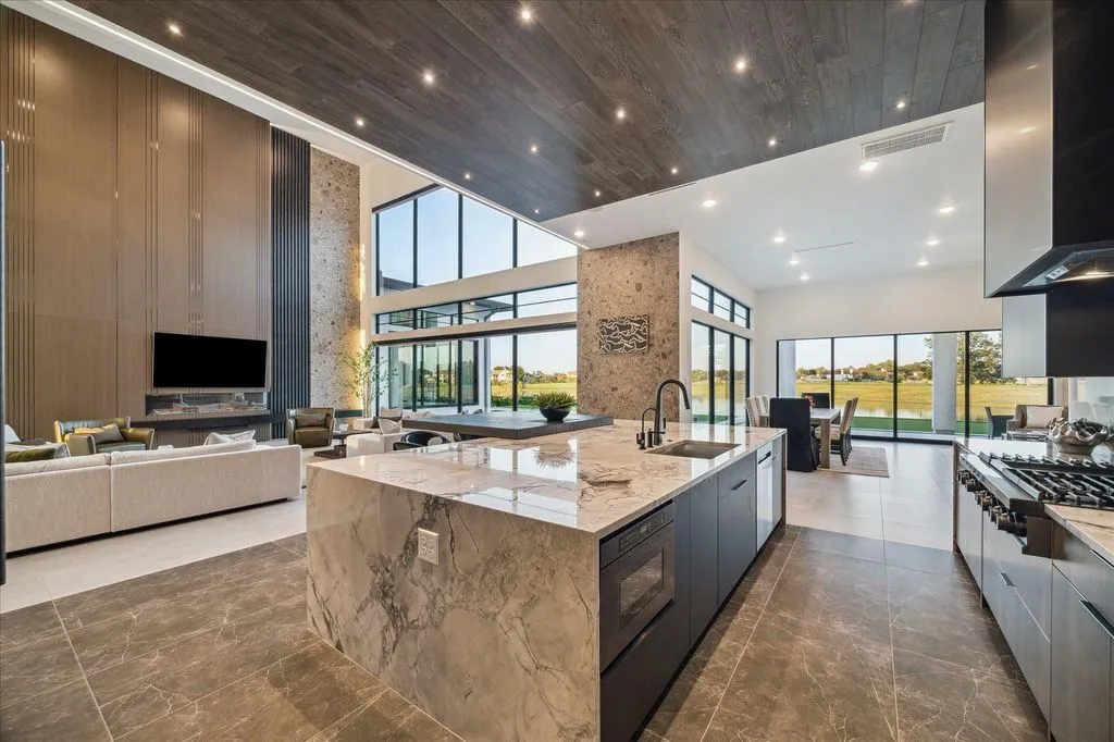 Luxury Waterfront Living: Sleek, Modern Texas Estate Worth $5.8 Million 12 51 Saint Catherine Way Breathtaking Modern Waterfront Masterpiece – 5.8 Million 8