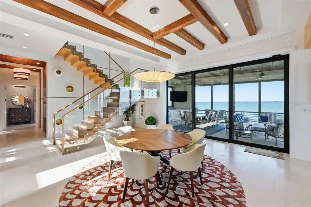 $9.9 Million Spectacular Longboat Key Sarasota Bay Waterfront Estate with Panoramic Views 11 600 Wedge Ln Longboat Key waterfront view overlooking Sarasota Bay and the Ringling Bridge