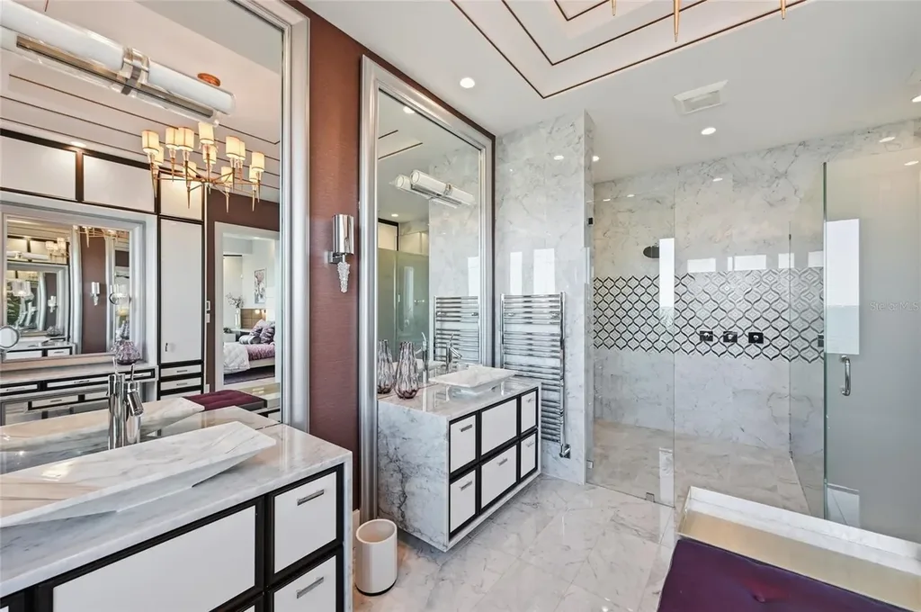 $9.9 Million Spectacular Longboat Key Sarasota Bay Waterfront Estate with Panoramic Views 13 600 Wedge Ln Longboat Key waterfront view overlooking Sarasota Bay and the Ringling Bridge