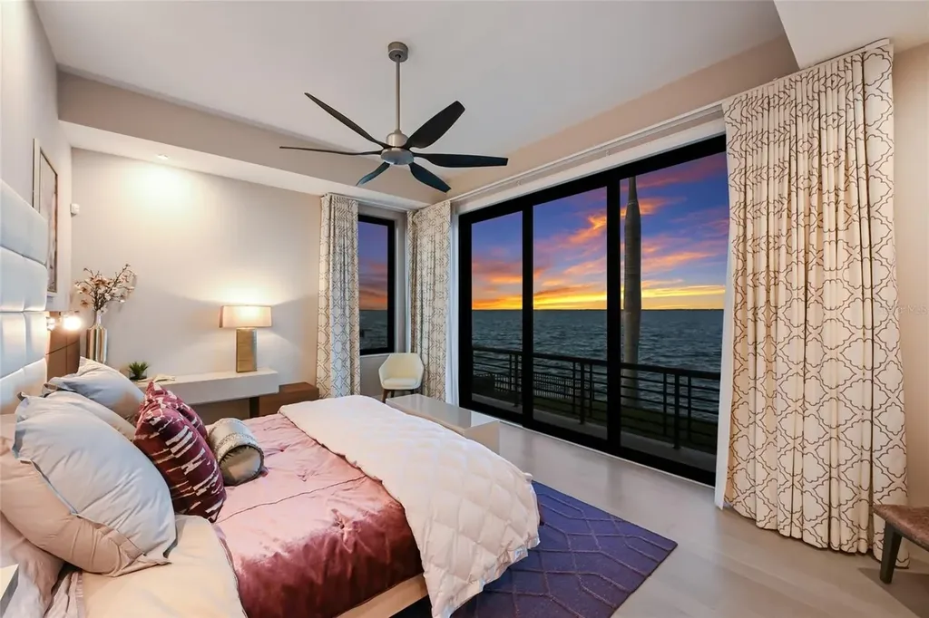 $9.9 Million Spectacular Longboat Key Sarasota Bay Waterfront Estate with Panoramic Views 12 600 Wedge Ln Longboat Key waterfront view overlooking Sarasota Bay and the Ringling Bridge