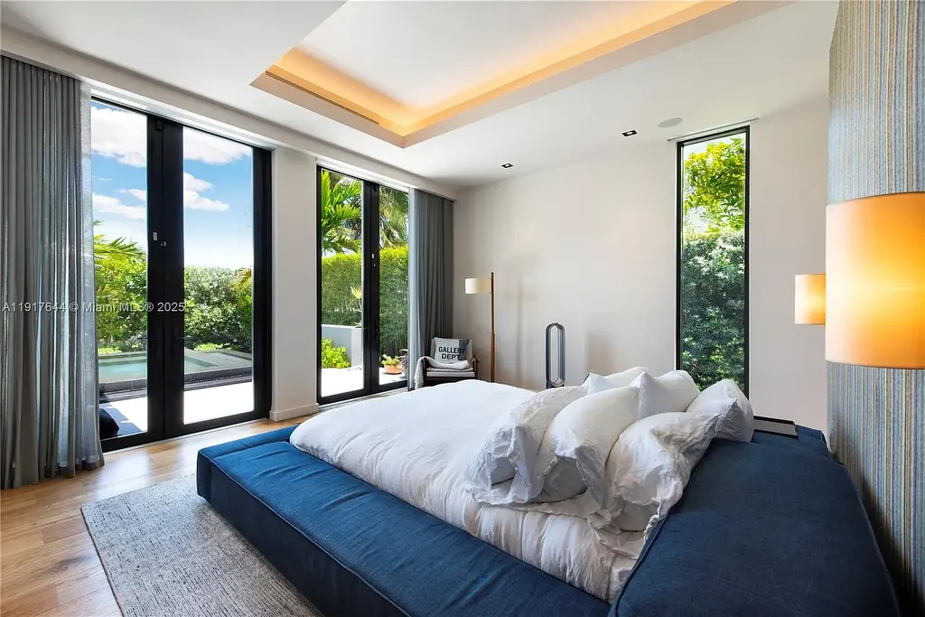 Rooftop pool and wellness terrace at 8055 Noremac Ave Home in Miami Beach for sale