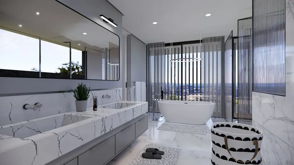 Brook House by Metropole Architects, A Floating Haven of Light, Water, and Sculptural Geometry