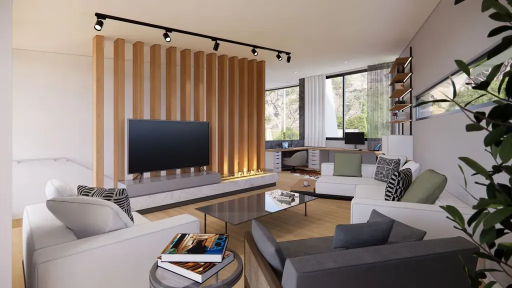 Brook House by Metropole Architects A Floating Haven of Light Water and Sculptural Geometry 10